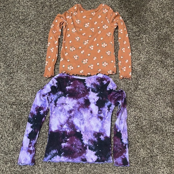 (8) Art Class Ribbed Henley Long sleeve shirts - Picture 4 of 4